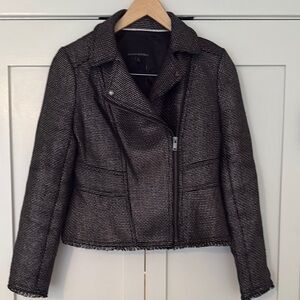 Banana Republic Black Textured Blazer
